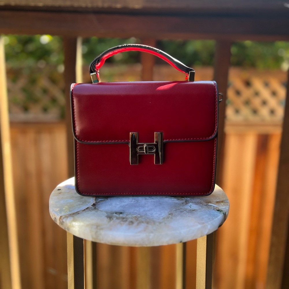Red Top-Handle Women’s Bag